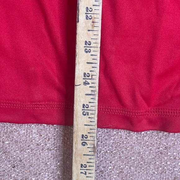 TSLA Men's Rashguard UPF 50+ Loose-Fit Short Sleeve Red & Black XL - Picture 5 of 9